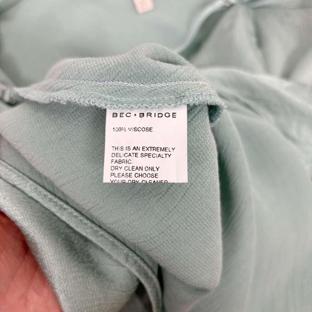 Bec + Bridge Malia Maxi Dress in Seafoam Green Size 8 - Picture 9 of 12